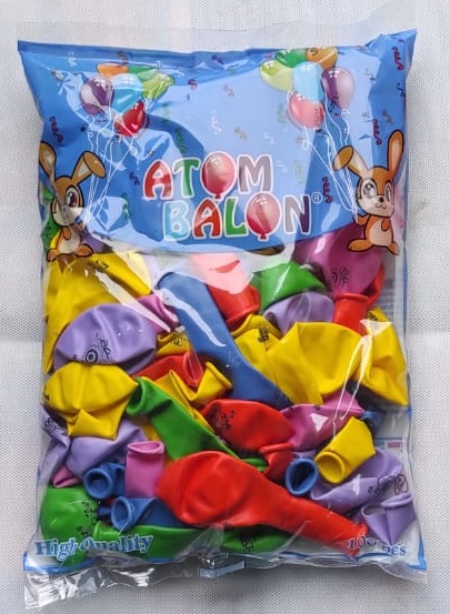 Toptan atom Baskılı balon maşallah Sünnet 100 lü 12 İnç